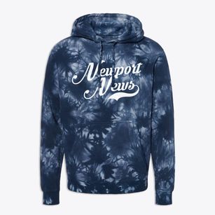 Newport News Virginia Vintage Team Premium Tie-Dye Hoodie