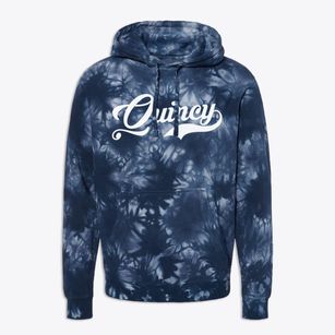 Quincy Wisconsin Vintage Team Premium Tie-Dye Hoodie