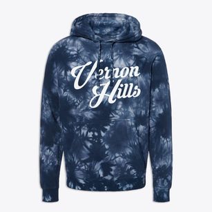 Vernon Hills Illinois Vintage Team Premium Tie-Dye Hoodie