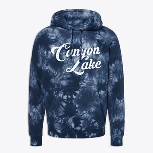 Canyon Lake Texas Vintage Team Premium Tie-Dye Hoodie