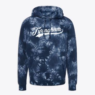 Tyringham Massachusetts Vintage Team Premium Tie-Dye Hoodie