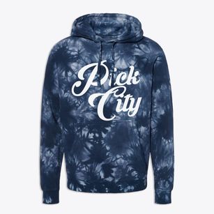 Pick City North Dakota Vintage Team Premium Tie-Dye Hoodie