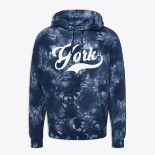 York North Dakota Vintage Team Premium Tie-Dye Hoodie