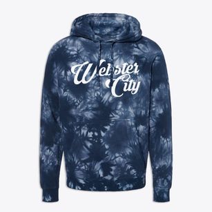 Webster City Iowa Vintage Team Premium Tie-Dye Hoodie