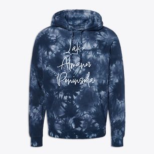 Lake Almanor Peninsula California Freestyle Premium Tie-Dye Hoodie