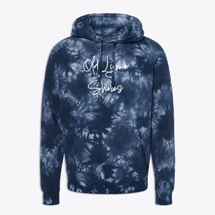 Old Lyme Shores Connecticut Freestyle Premium Tie-Dye Hoodie