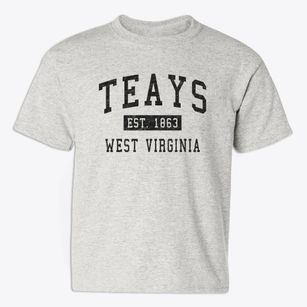 Teays West Virginia Classic Established Youth T-shirt