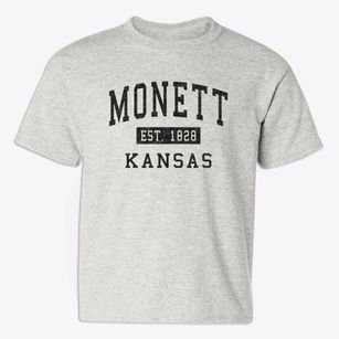 Monett Kansas Classic Established Youth T-shirt