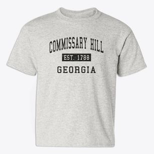 Commissary Hill Georgia Classic Established Youth T-shirt