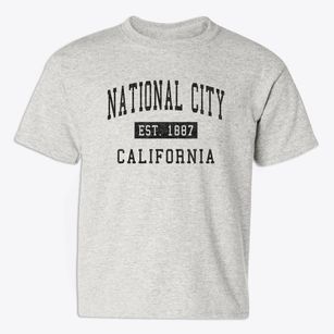 National City California Classic Established Youth T-shirt