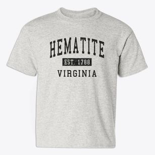 Hematite Virginia Classic Established Youth T-shirt
