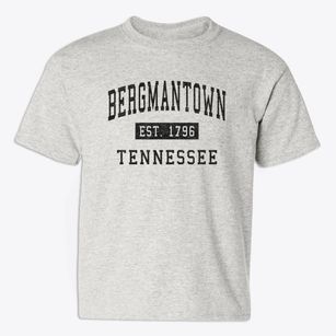 Bergmantown Tennessee Classic Established Youth T-shirt