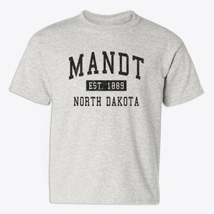 Mandt North Dakota Classic Established Youth T-shirt