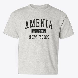 Amenia New York Classic Established Youth T-shirt