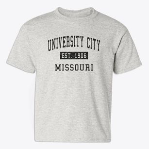 University City Missouri Classic Established Youth T-shirt
