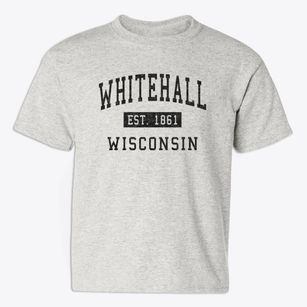Whitehall Wisconsin Classic Established Youth T-shirt