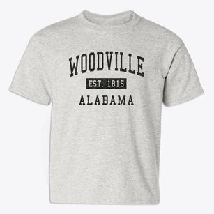 Woodville Alabama Classic Established Youth T-shirt