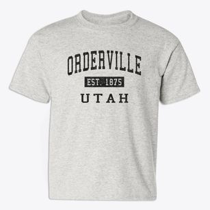 Orderville Utah Classic Established Youth T-shirt