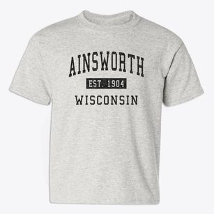 Ainsworth Wisconsin Classic Established Youth T-shirt