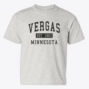 Vergas Minnesota Classic Established Youth T-shirt