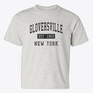 Gloversville New York Classic Established Youth T-shirt