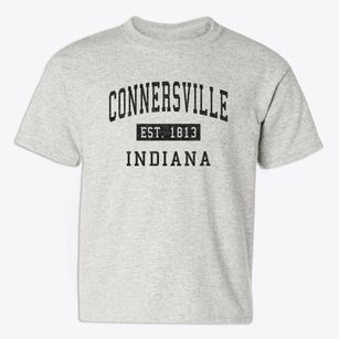 Connersville Indiana Classic Established Youth T-shirt