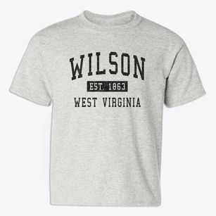 Wilson West Virginia Classic Established Youth T-shirt