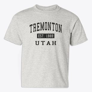 Tremonton Utah Classic Established Youth T-shirt