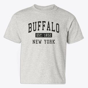 Buffalo New York Classic Established Youth T-shirt