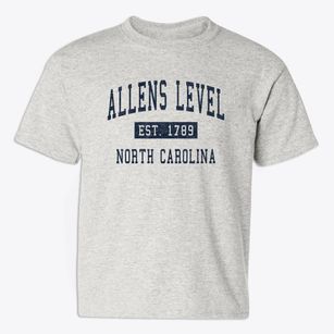 Allens Level North Carolina Classic Established Youth T-shirt