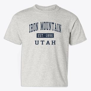 Iron Mountain Utah Classic Established Youth T-shirt