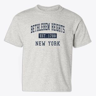 Bethlehem Heights New York Classic Established Youth T-shirt
