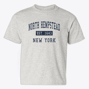 North Hempstead New York Classic Established Youth T-shirt