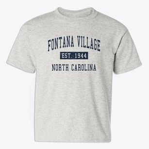 Fontana Village North Carolina Classic Established Youth T-shirt
