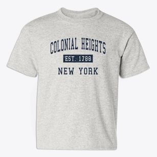 Colonial Heights New York Classic Established Youth T-shirt