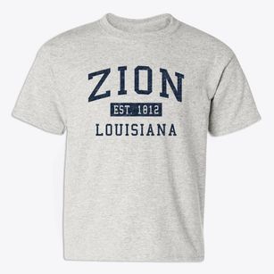 Zion Louisiana Classic Established Youth T-shirt