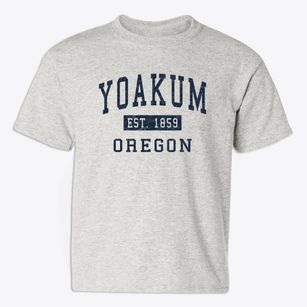 Yoakum Oregon Classic Established Youth T-shirt