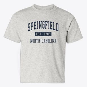 Springfield North Carolina Classic Established Youth T-shirt