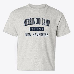 Merriwood Camp New Hampshire Classic Established Youth T-shirt