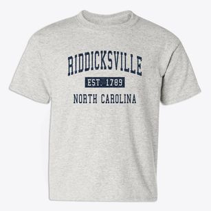 Riddicksville North Carolina Classic Established Youth T-shirt