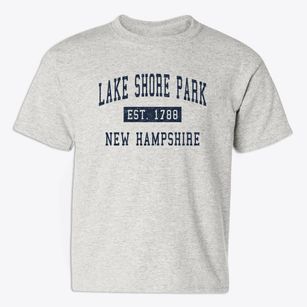 Lake Shore Park New Hampshire Classic Established Youth T-shirt