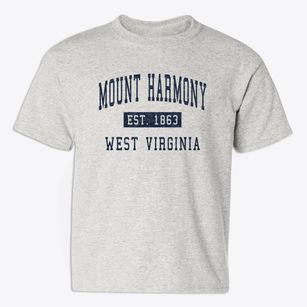 Mount Harmony West Virginia Classic Established Youth T-shirt