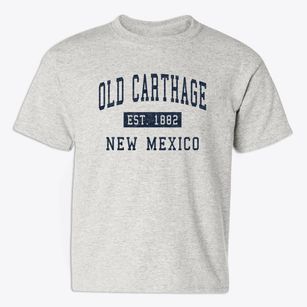 Old Carthage New Mexico Classic Established Youth T-shirt