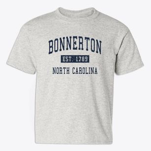 Bonnerton North Carolina Classic Established Youth T-shirt