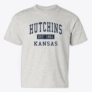 Hutchins Kansas Classic Established Youth T-shirt