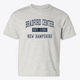 Bradford Center New Hampshire Classic Established Youth T-shirt