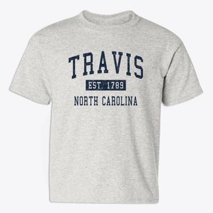 Travis North Carolina Classic Established Youth T-shirt