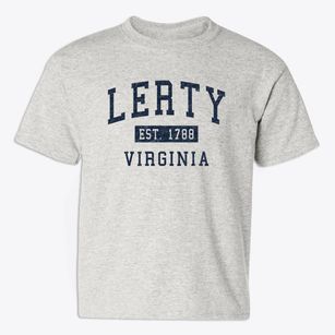 Lerty Virginia Classic Established Youth T-shirt