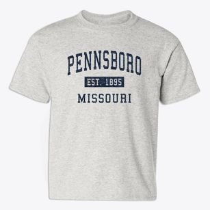 Pennsboro Missouri Classic Established Youth T-shirt