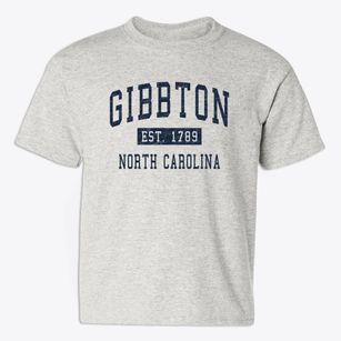 Gibbton North Carolina Classic Established Youth T-shirt